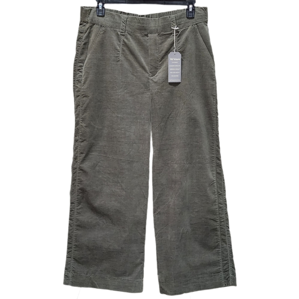 Wit & Wisdom Velvety Pants Pull On Wide-Leg Side Panel Skyrise Ab Leisure 1X - Picture 6 of 13